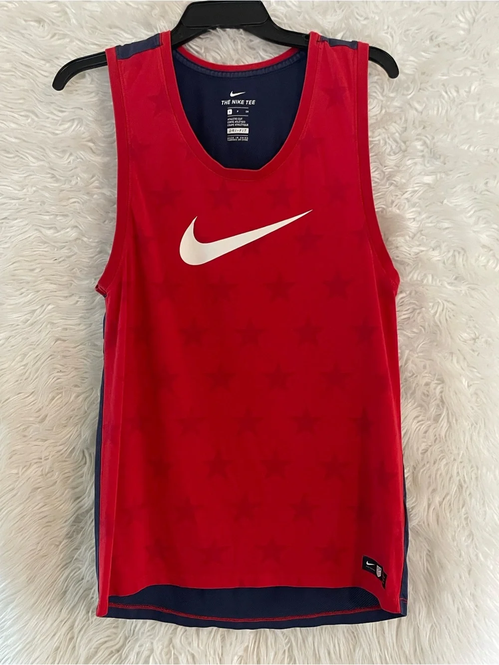 Nike USA Soccer Dri-Fit Sleeveless Men’s Tank Top; Small; 944177-657